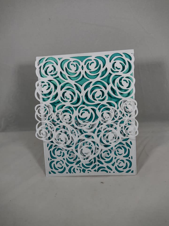Pocket Fold Floral Lace